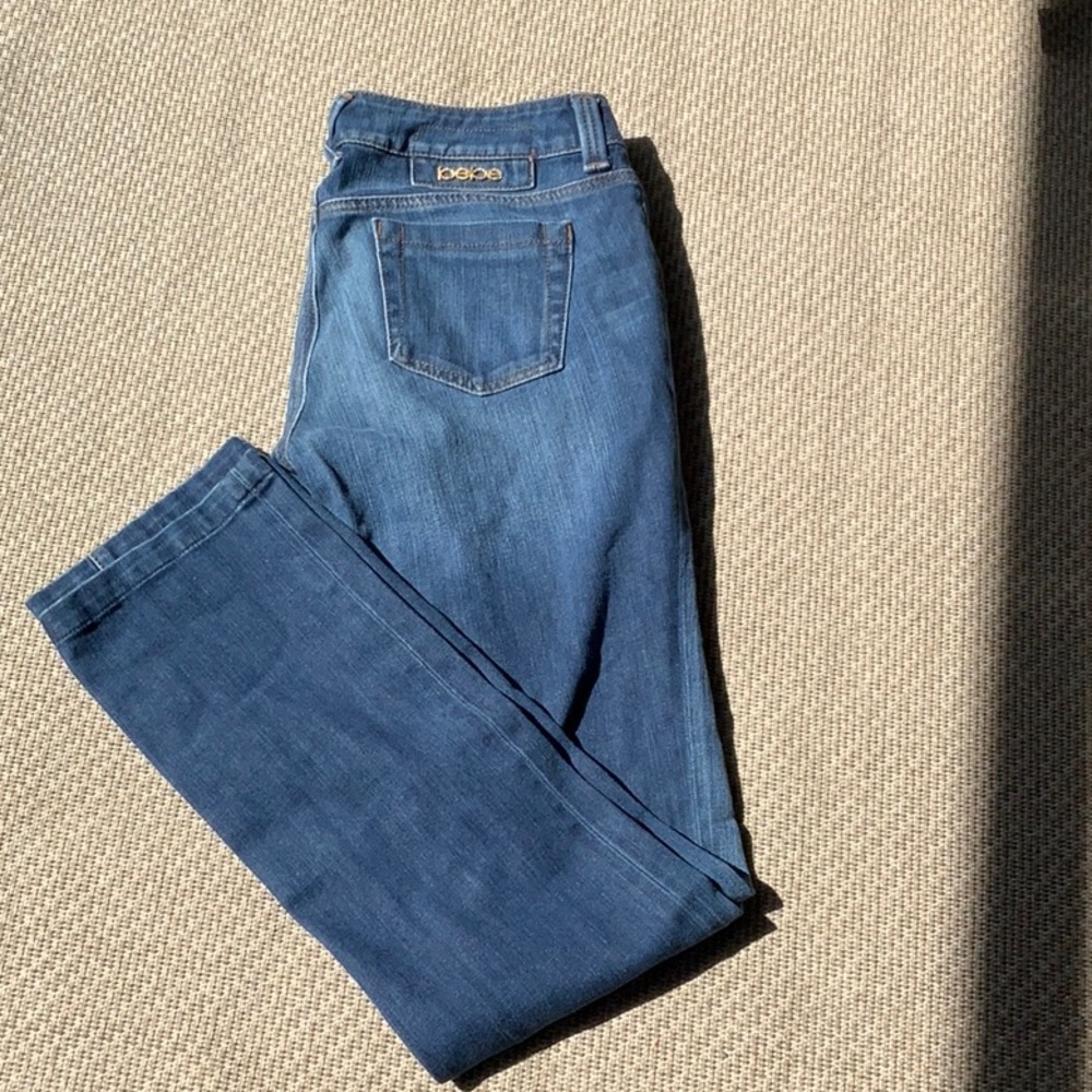 BEBE FOX SKINNY JEANS, SIZE 29